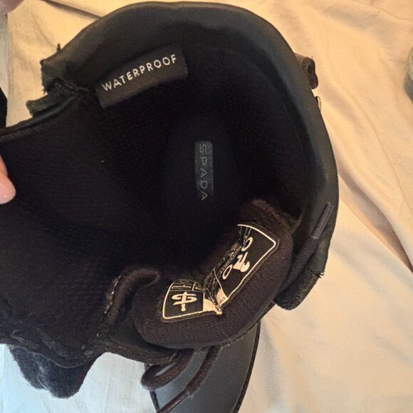 EUC SPADA Women's Piston CE Motorcycle Boots Leather Waterproof Black - Picture 6 of 9